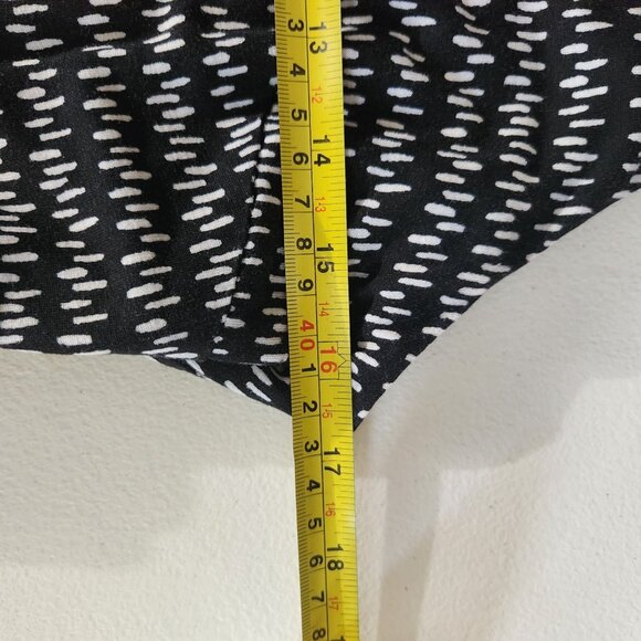 Ann Taylor Loft Sleeveless Black & White Patterned Dress Size M - Picture 11 of 16